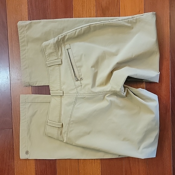 Athleta Brushed Lined Tan Hiking Outdoor Pants - Size 2P - Picture 7 of 9
